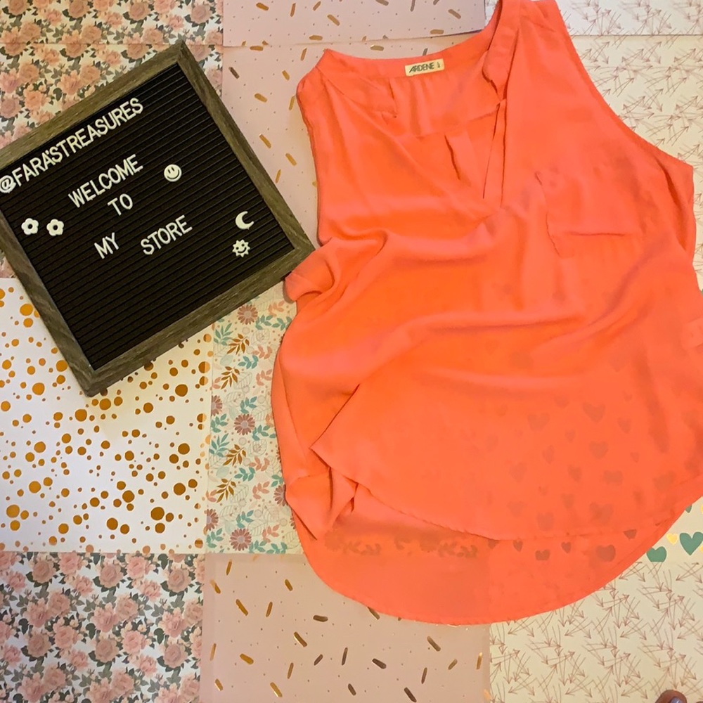 Ardene, pink sleeveless blouse